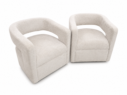 Designer Barrel Accent Chairs