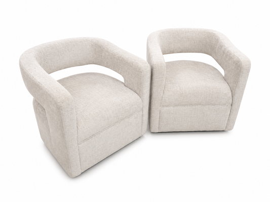 Designer Barrel Accent Chairs