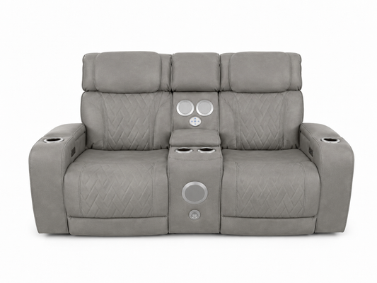 Grey Love Seat