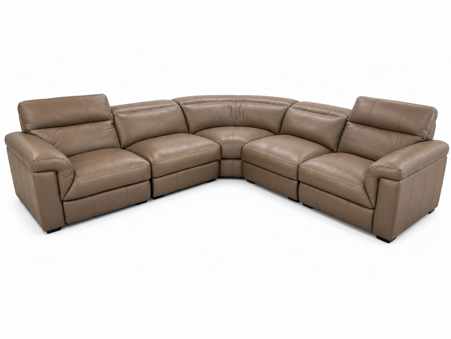 Leather Sectional 5PC