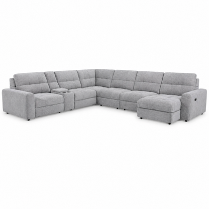 Power Reclining Sectional with Storage