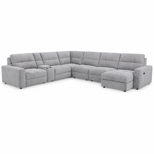 Power Reclining Sectional with Storage