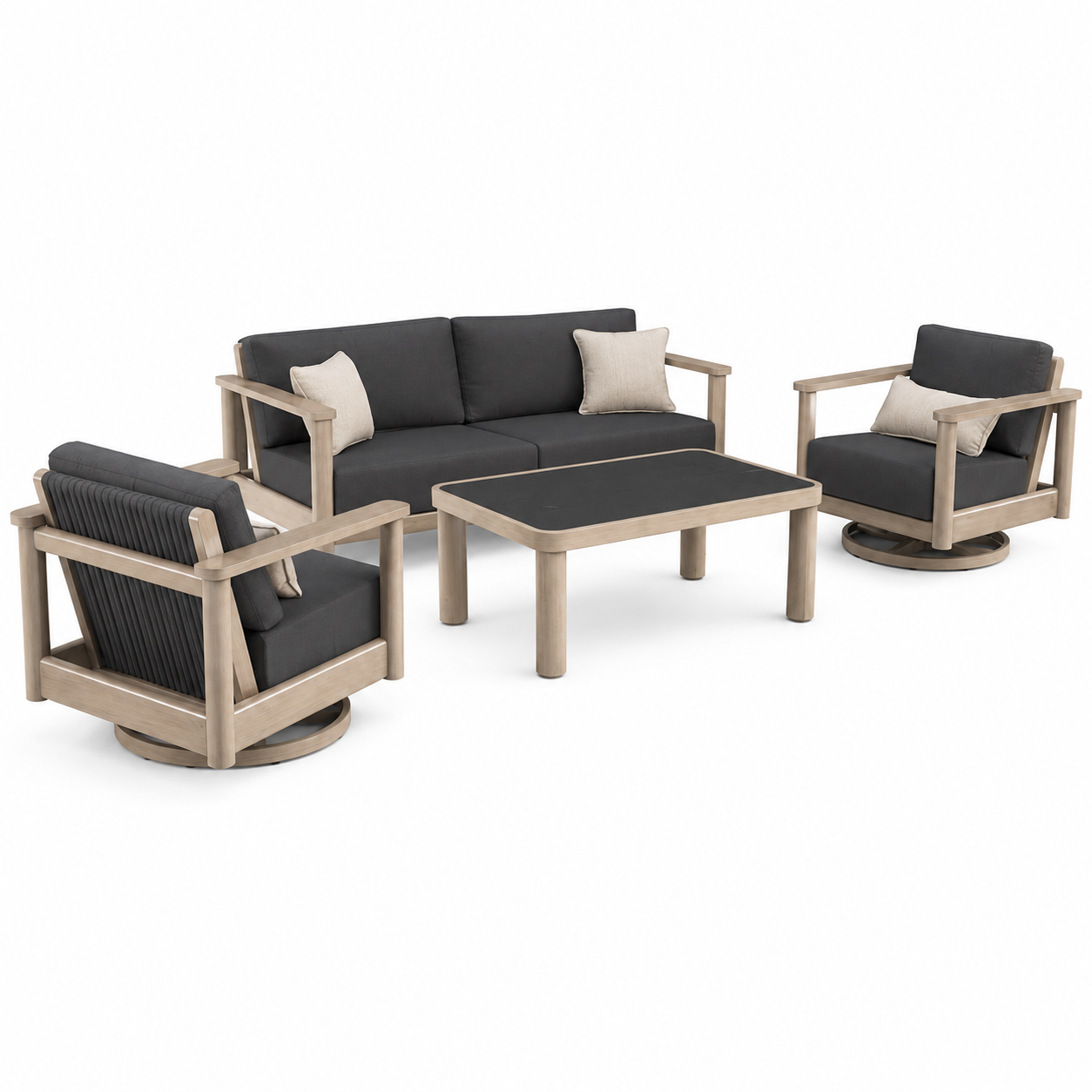 4-Piece Outdoor Patio Seating Set