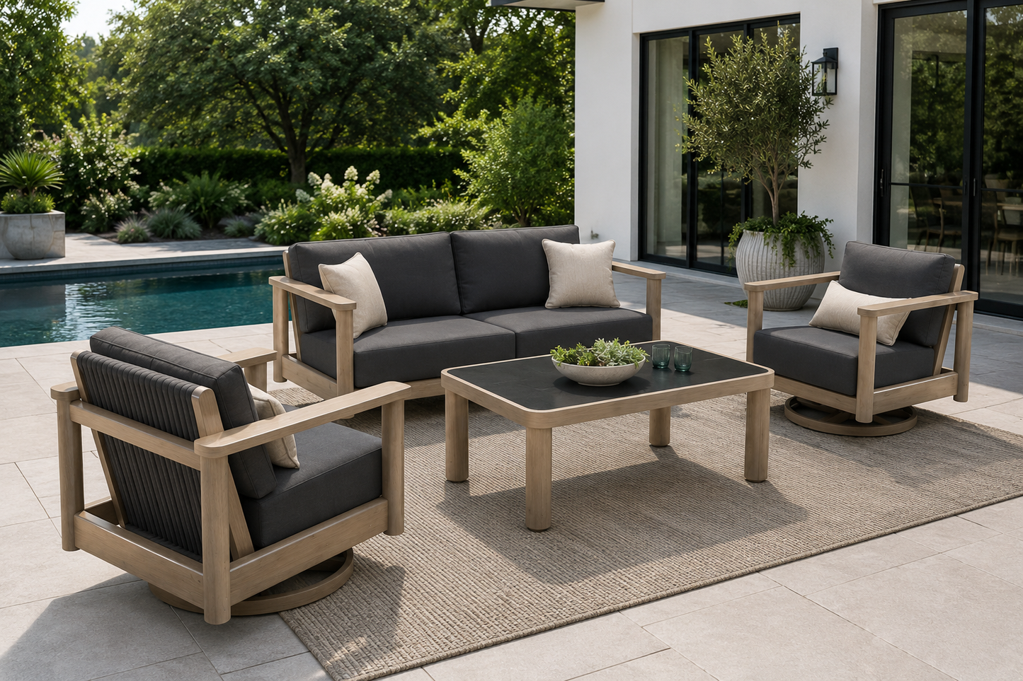 4-Piece Outdoor Patio Seating Set