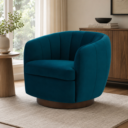 Teal Swivel Chair