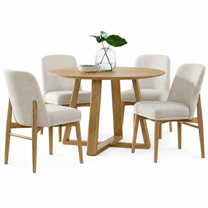 5-Piece Round Dining Set