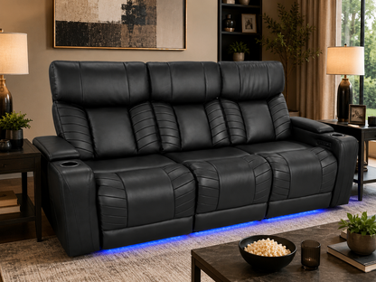 Power Reclining Sofa with Lights and Immersive Audio