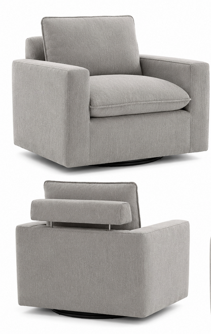 The Cloud Swivel Chair - Taupe