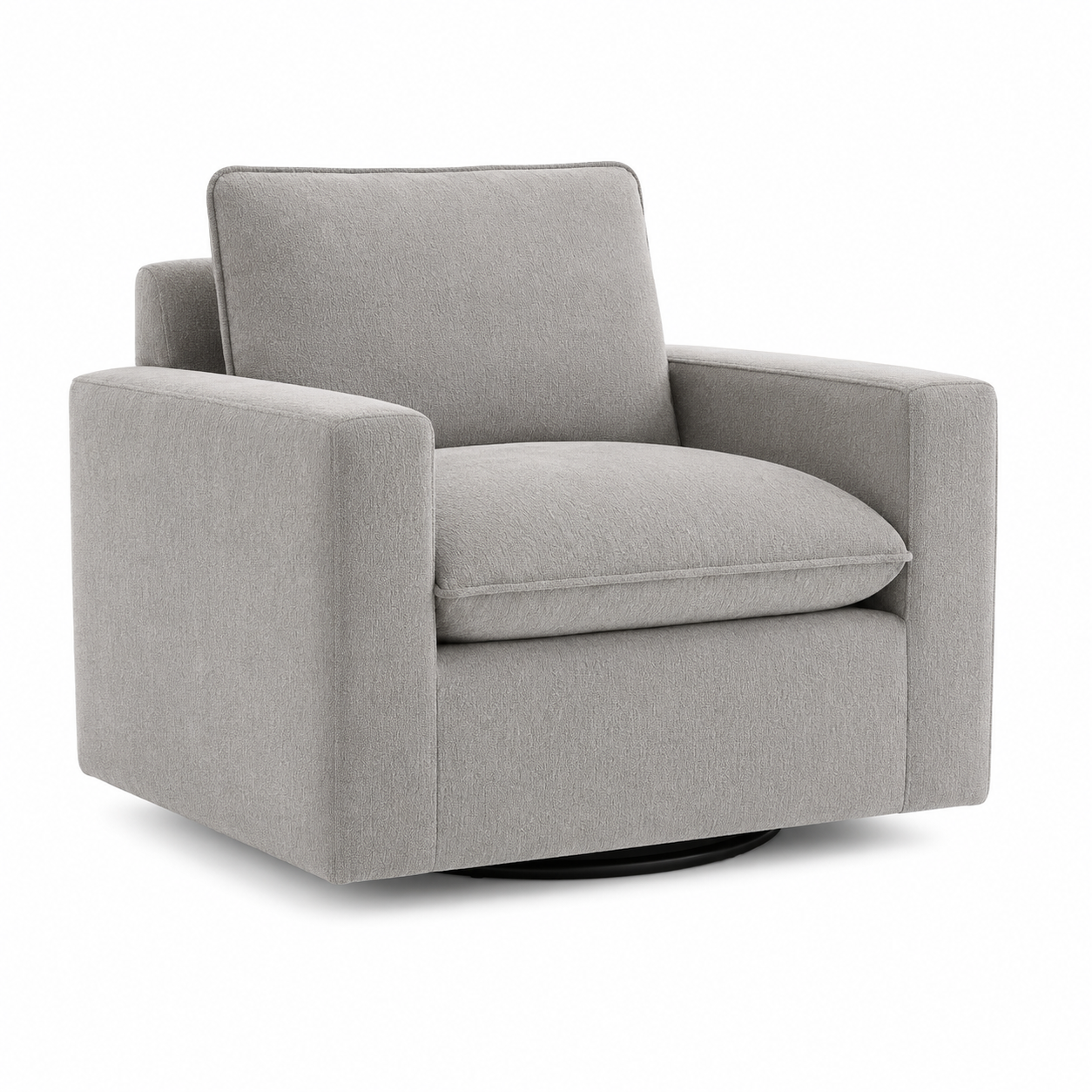 The Cloud Swivel Chair - Taupe