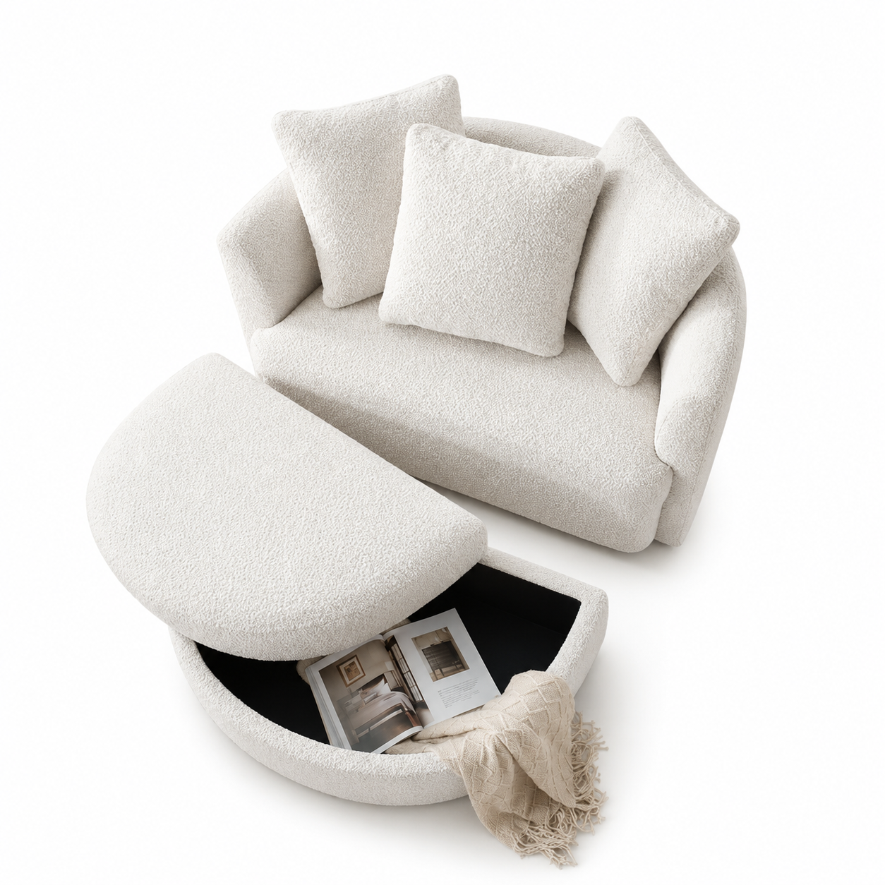 White Nook Chair