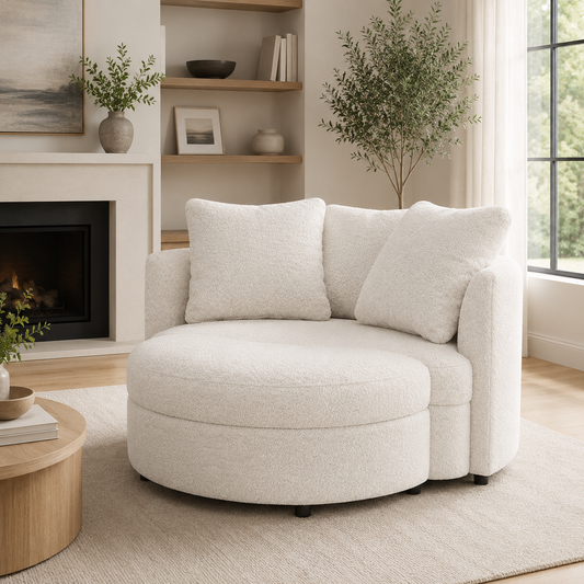White Nook Chair