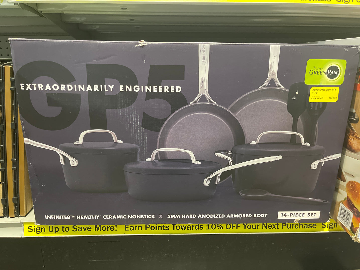The Original GREEN PAN 14 Piece Set