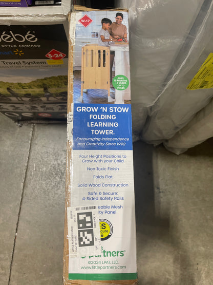 Little Partners Grow N Stow Folding Learning Tower