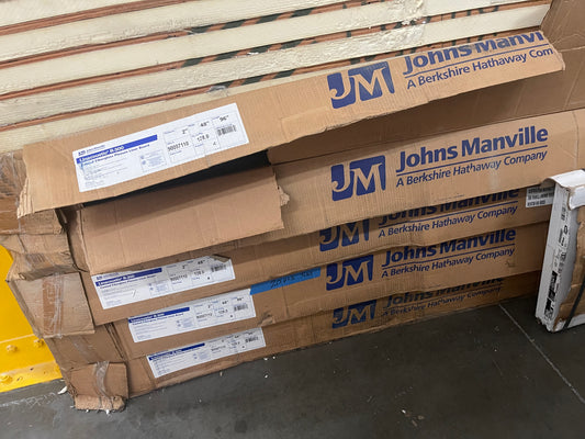 Johns Manville Linacoustic® R-300 Plenum Liner Board – 2” x 48” x 96”