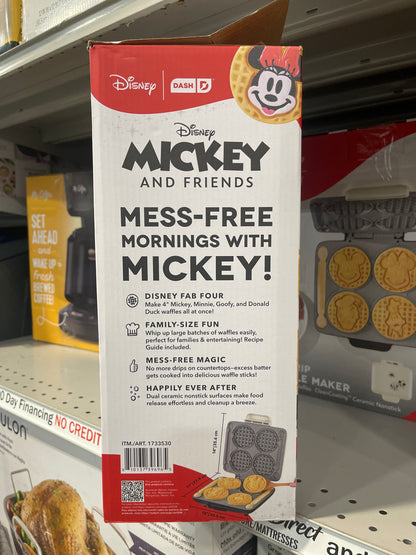 Disney No-Drip Waffle Maker