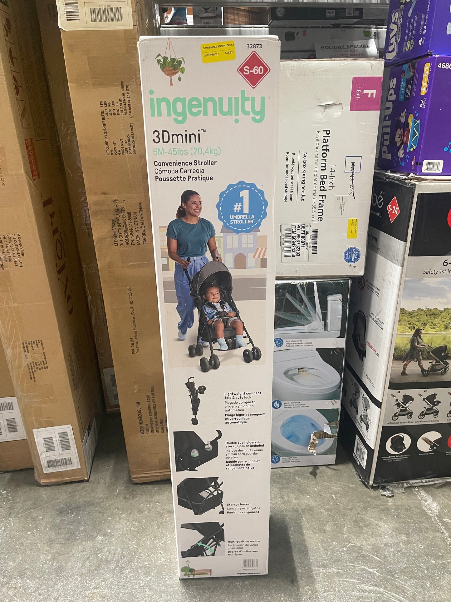 Ingenuity 3Dmini Lightweight Umbrella Stroller