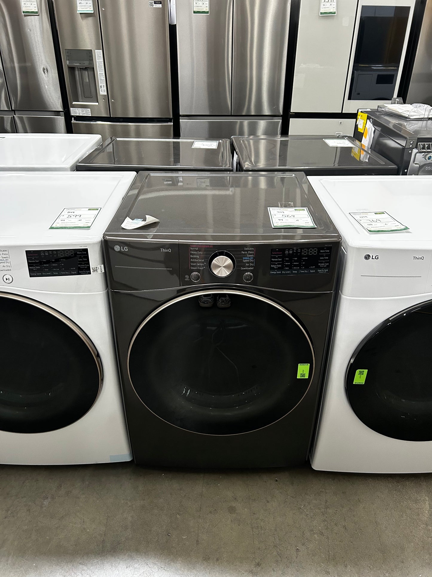 LG ThinQ 7.4CF Gas Dryer