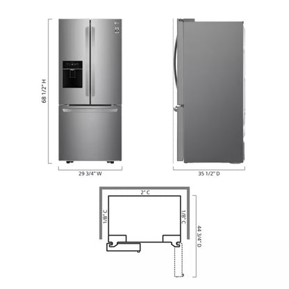 22 cu. ft. French Door Refrigerator