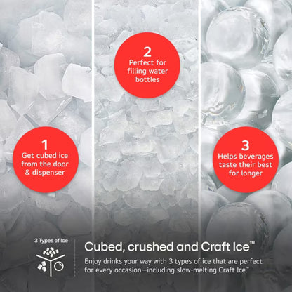 24 cu. ft. Counter-Depth French Door Refrigerator with Craft Ice™