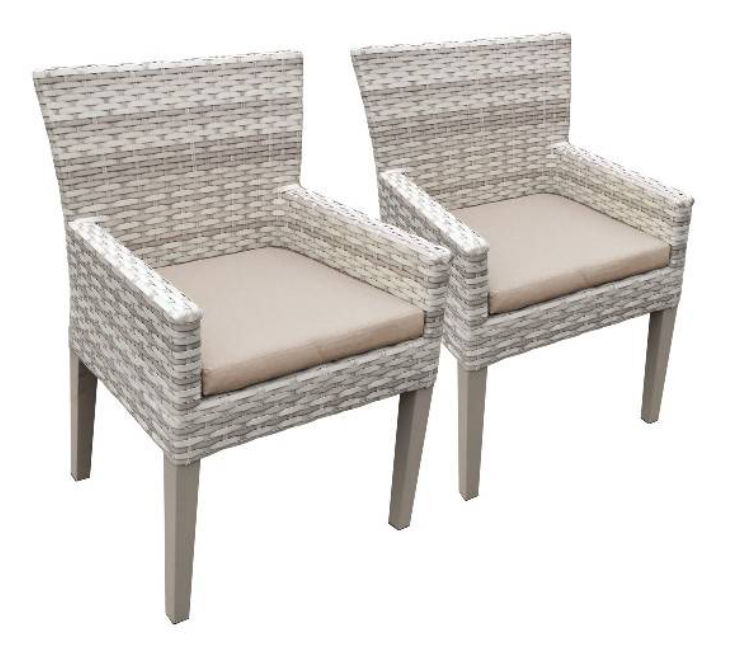 TK Classics Outdoor Dining Chair – Sail White