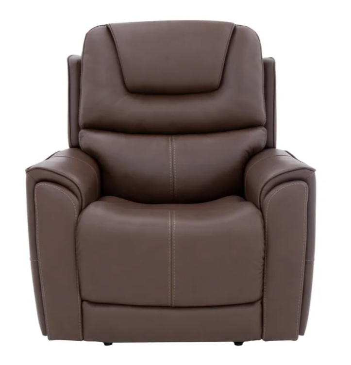 Moto Motion Zero Gravity Power Recliner – Brown Top-Grain Leather