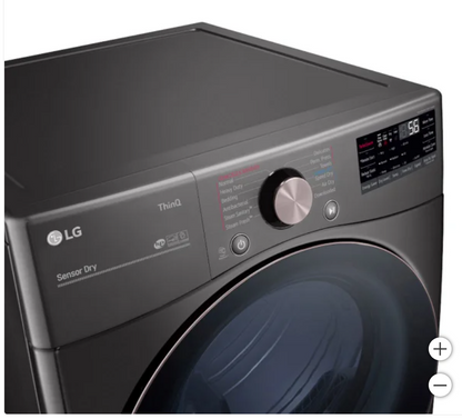 LG 7.4 Cu. Ft. Smart Front Load Electric Dryer with TurboSteam™ & Built-In Intelligence