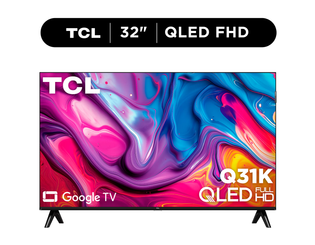 TCL 32" Q31K Series QLED 1080P FHD Smart Google TV (2025 Model) – 32Q31K