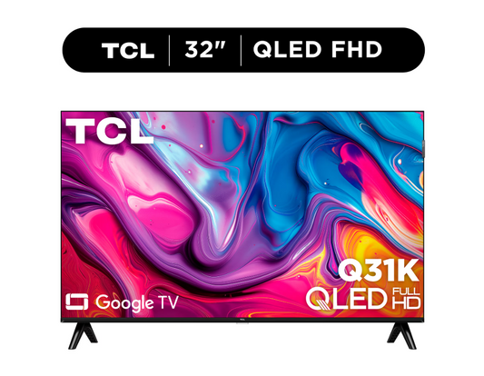 TCL 32" Q31K Series QLED 1080P FHD Smart Google TV (2025 Model) – 32Q31K