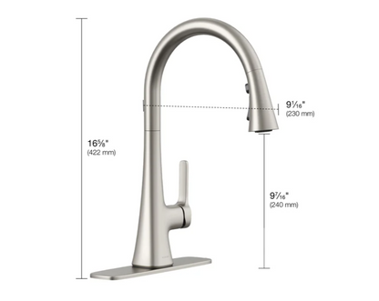 Kohler Guild™ Pull-Down Kitchen Faucet with Three-Function Sprayhead