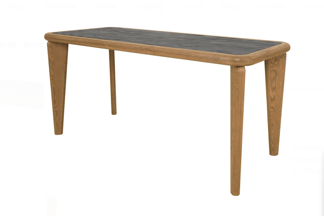Loden Dining Table – Solid Oak Modern Dining Table