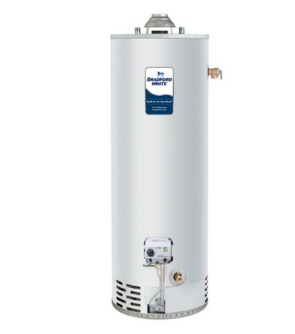 Bradford White Defender Safety System Residential Gas Water Heater – 40 Gallon, 34,000 BTU (Natural Gas)
