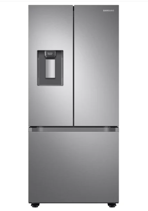 Samsung 22 Cu. Ft. Smart 3-Door French Door Refrigerator with External Water Dispenser