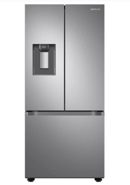 Samsung 22 Cu. Ft. Smart 3-Door French Door Refrigerator with External Water Dispenser