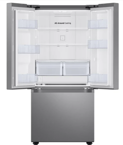 Samsung 22 Cu. Ft. Smart 3-Door French Door Refrigerator with External Water Dispenser