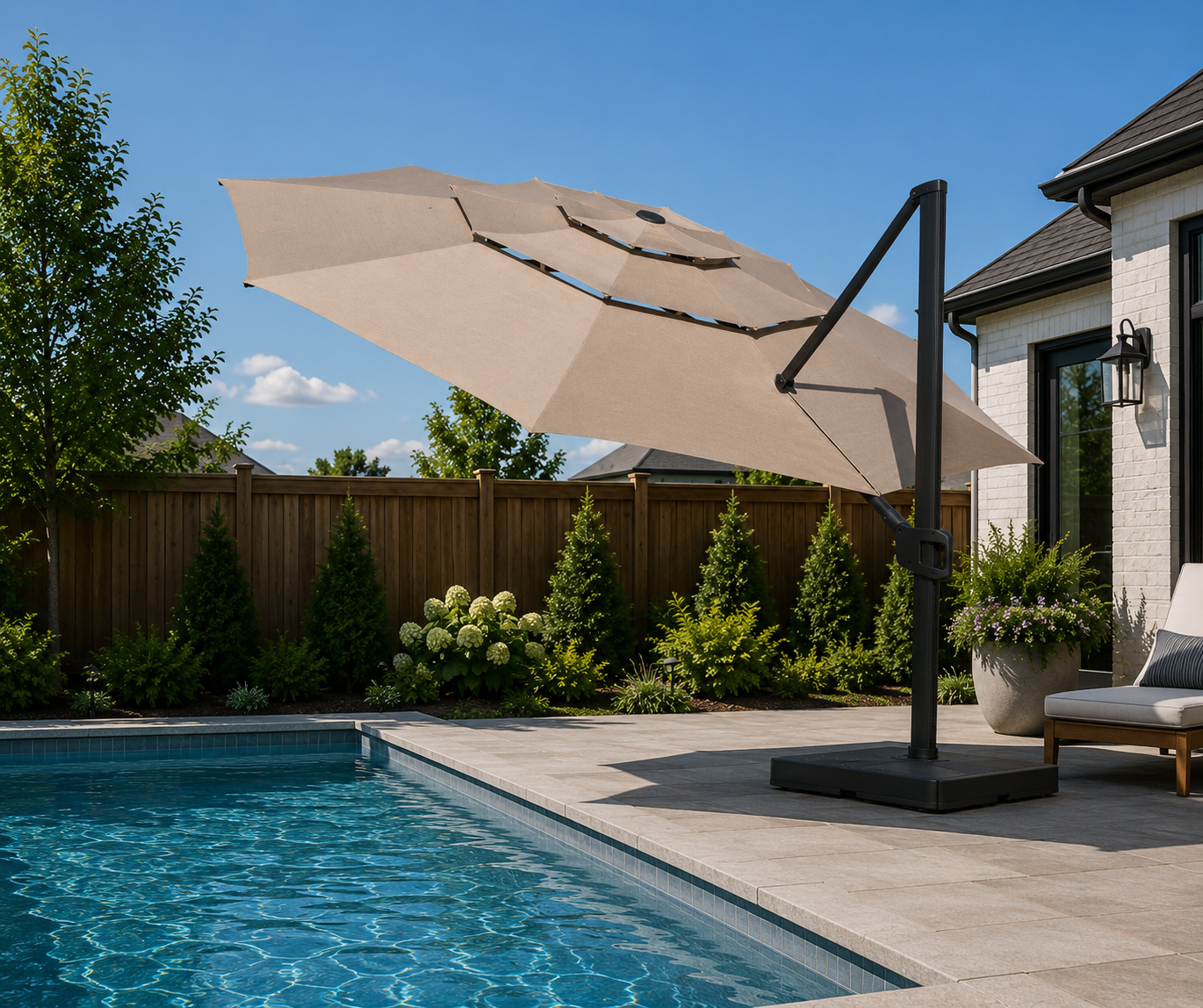 Premium 13’ Cantilever Patio Umbrella