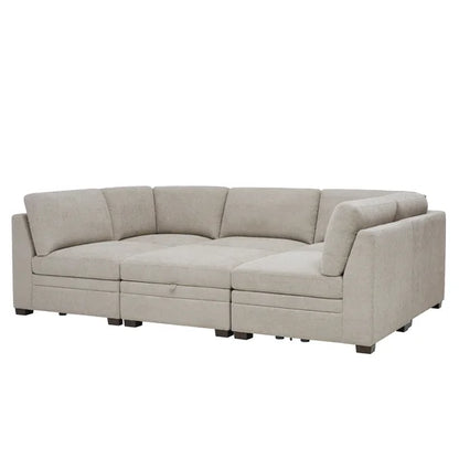 6 pc Modular Sectional