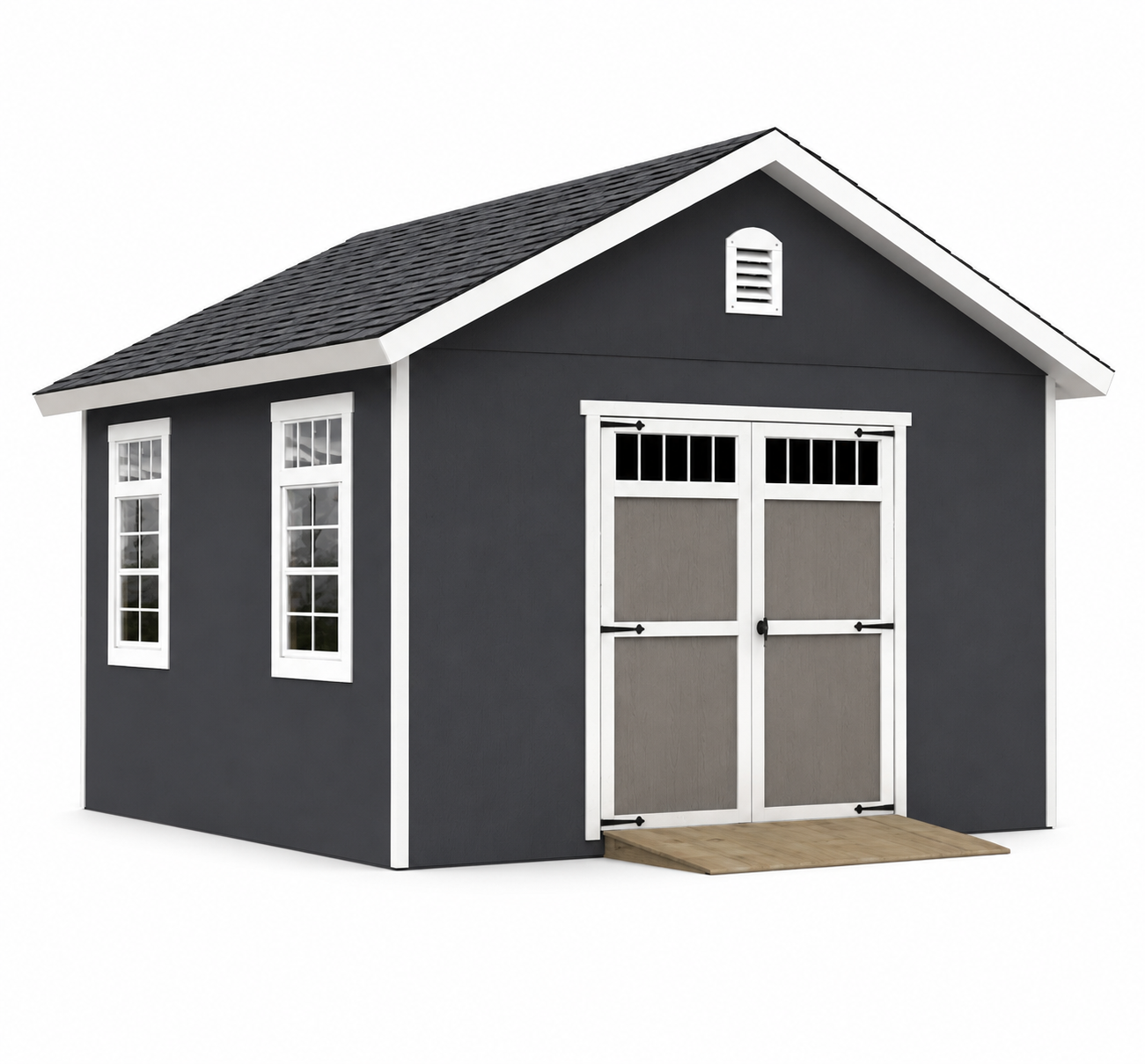 Yardline Large Wood Storage Shed with Loft & Floor System