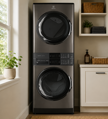 Electrolux 600 Series Laundry Tower – Front Load Washer & Electric Dryer Combo