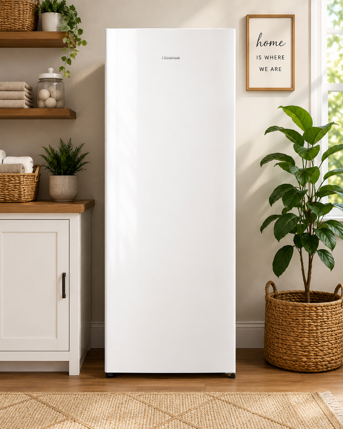 Hisense 13.6 Cu. Ft. Garage Ready Frost-Free Convertible Upright Freezer