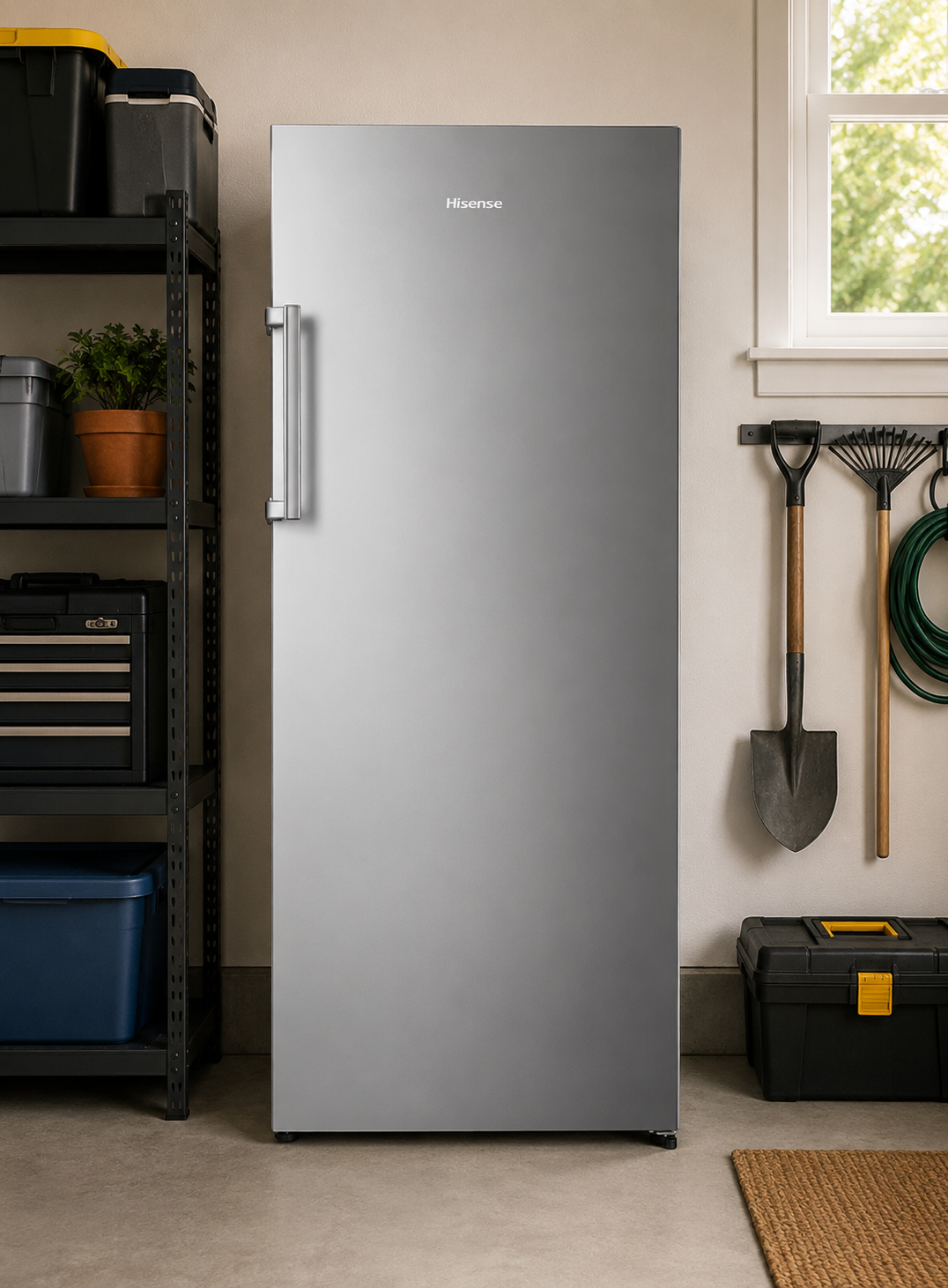 Hisense 17 Cu. Ft. Garage Ready Frost-Free Convertible Upright Freezer