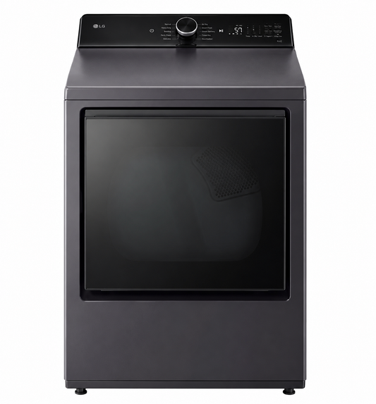 LG 7.3 Cu. Ft. Smart Rear Control Electric Dryer with Built-In Intelligence