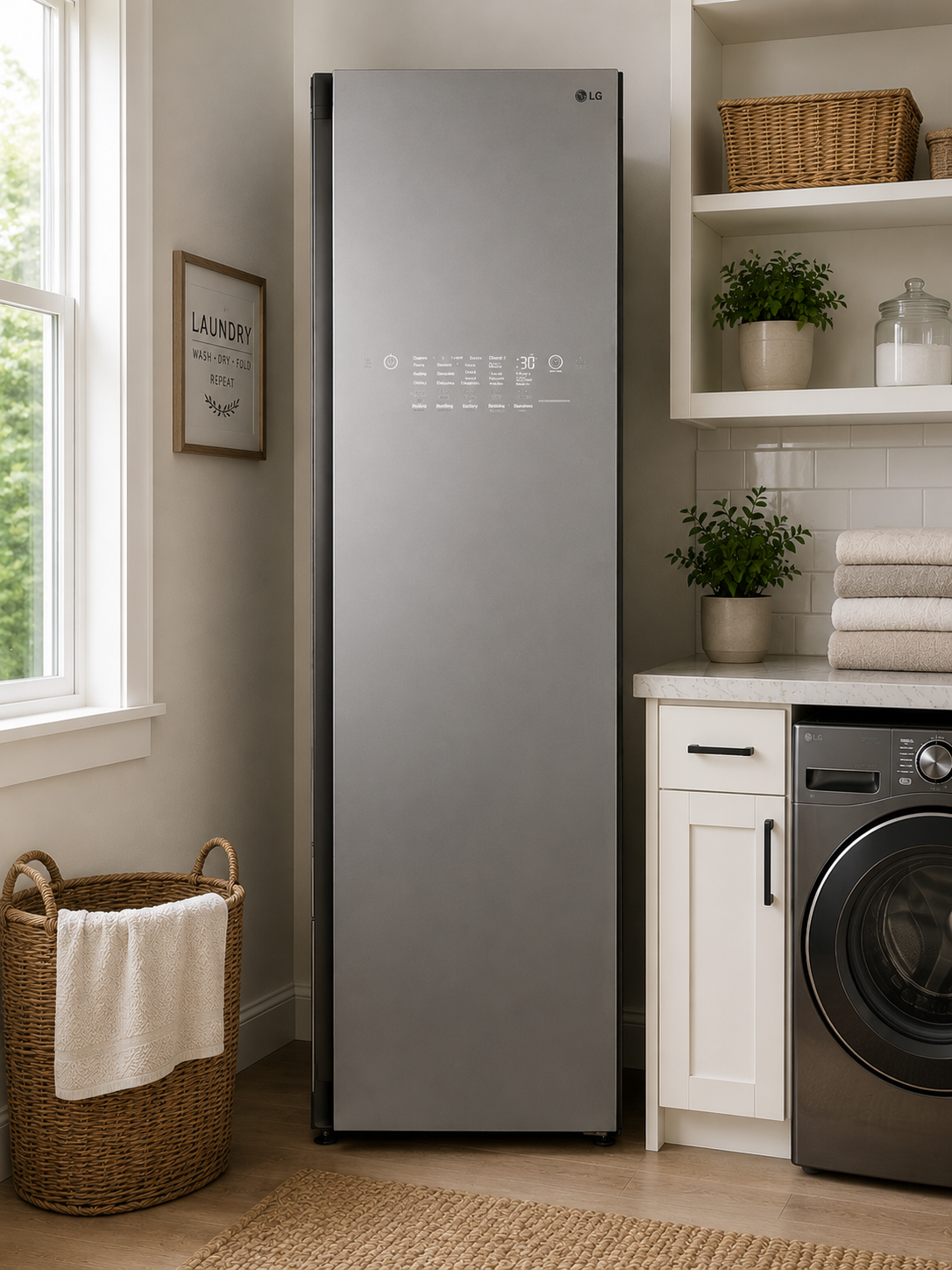 LG Styler Smart Wi-Fi Enabled Steam Closet with TrueSteam® Technology