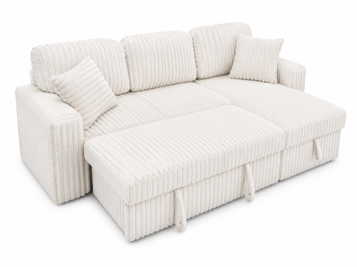 Oversized Corduroy Storage Sectional