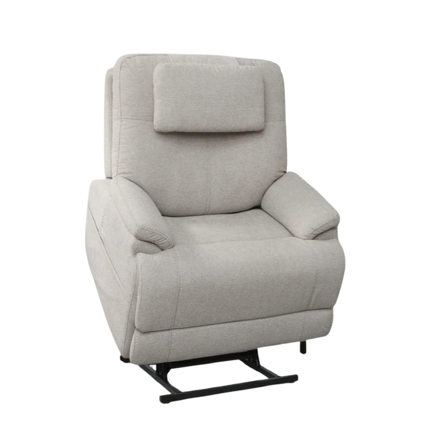 Flexsteel Model 1 Power Lift Sleep Chair – Light Gray