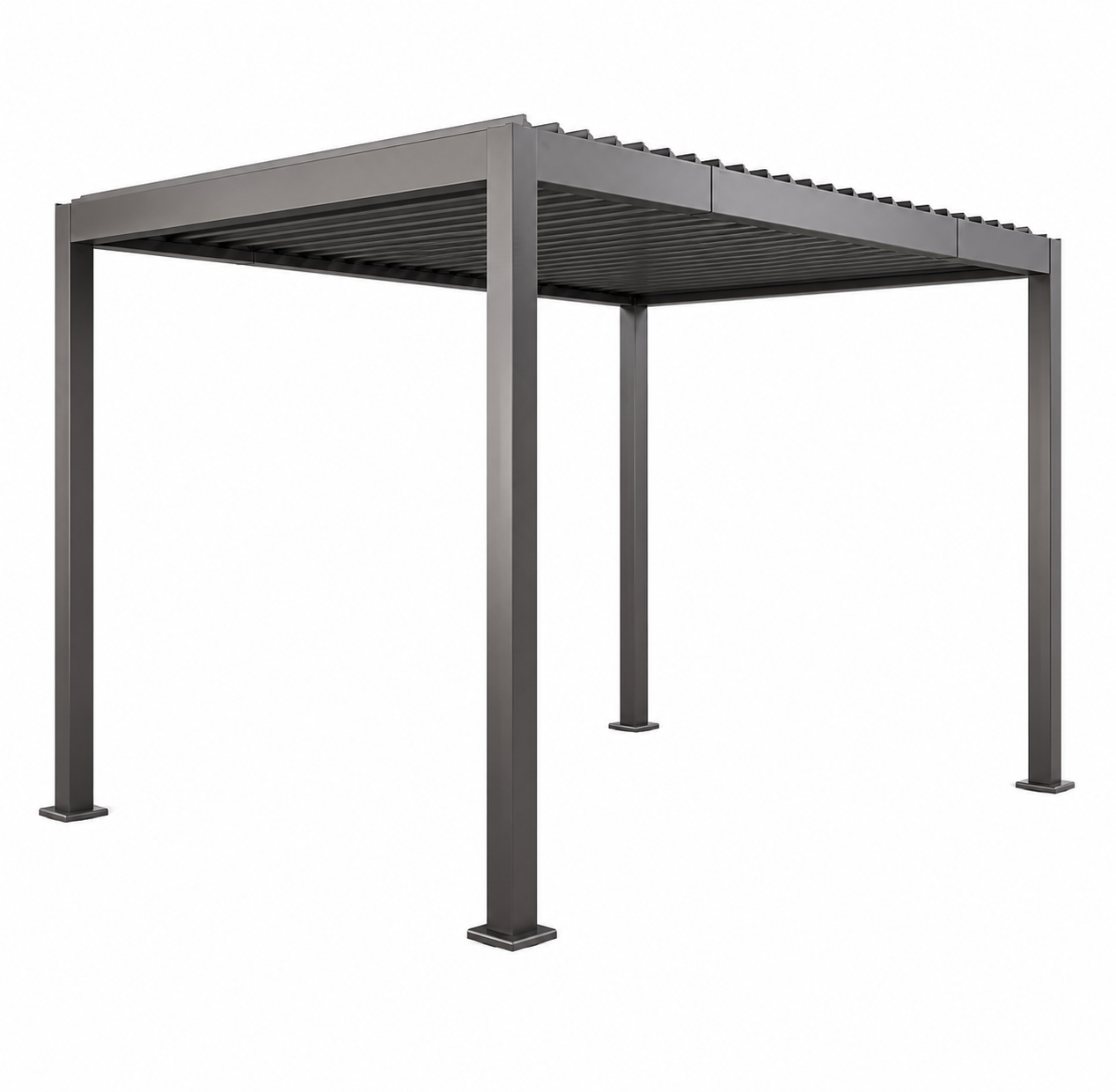 SunVilla Stratus 10' x 13' Motorized Pergola with LED Lighting