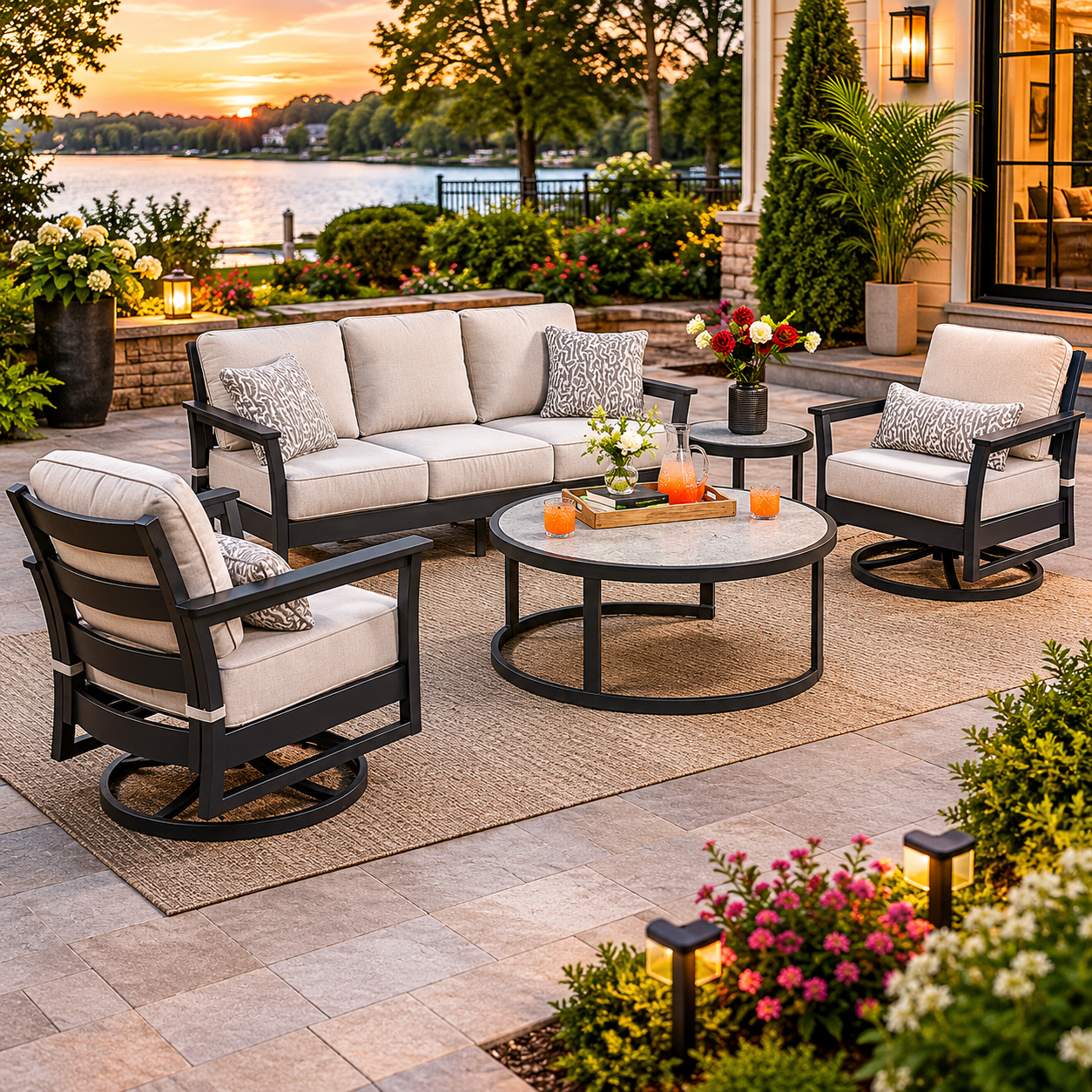 SunVilla 5-Piece Outdoor Seating Set