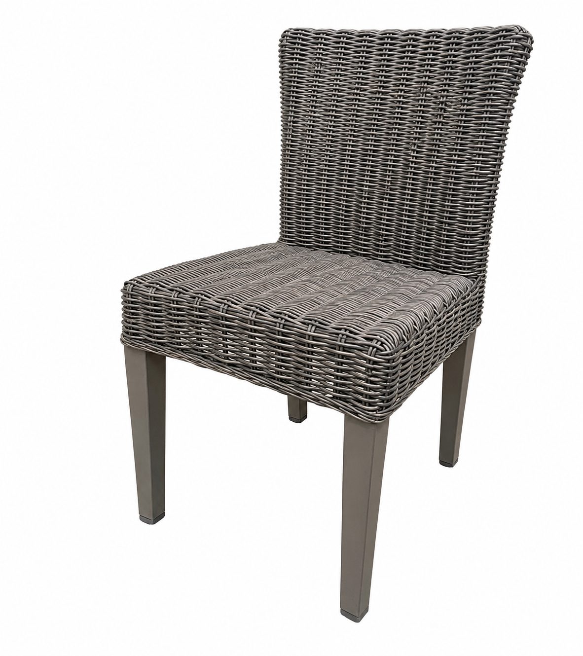 TK Classics Outdoor Patio Ottoman/Table – Wheat Polyrattan