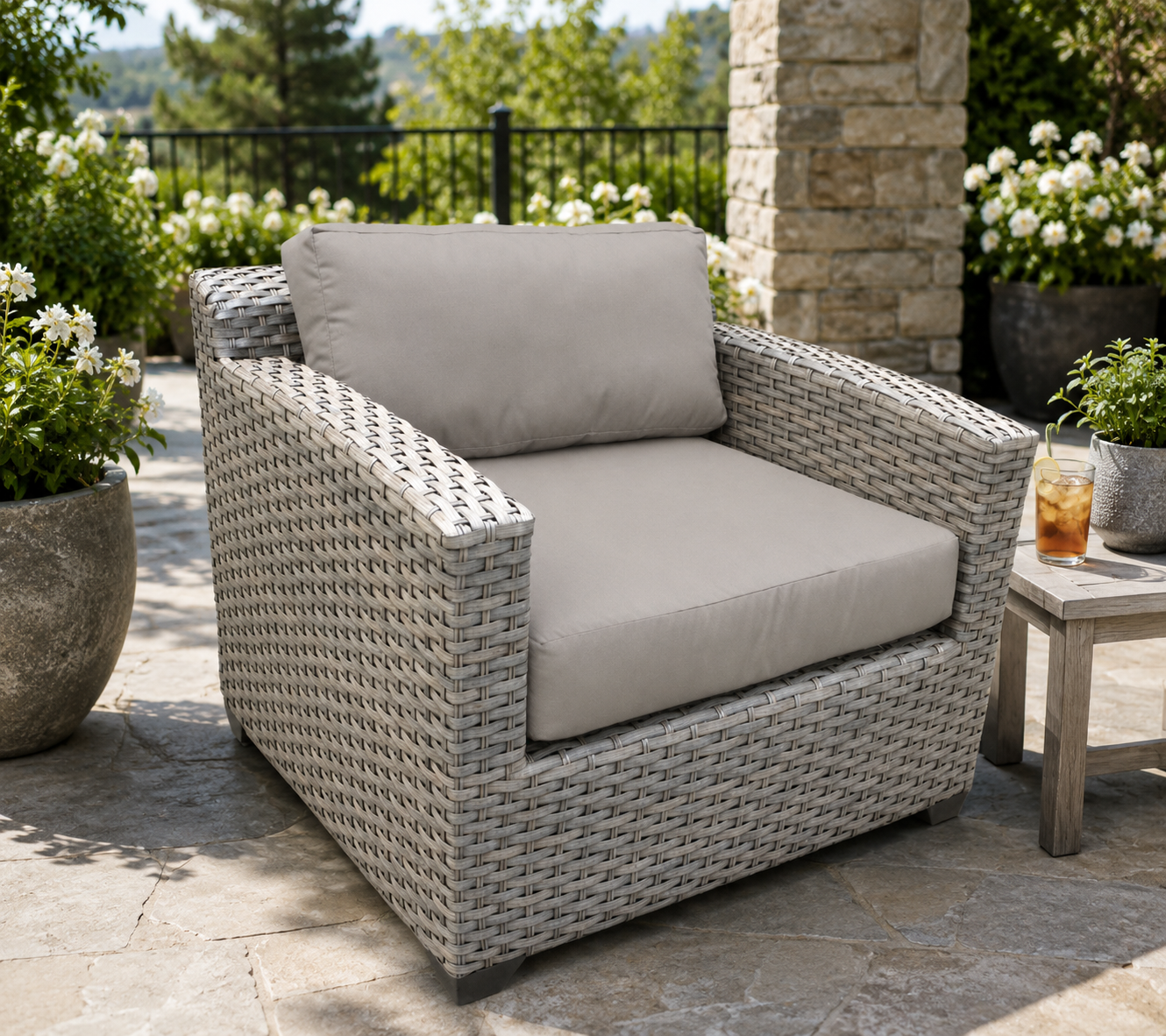 Luxury Outdoor Club Chair / Patio Seating Collection